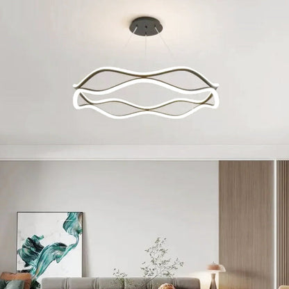 Suspension "Le Cercle" — LED Circulaire Minimaliste Luxe Hall Salon | Linea Lumen
