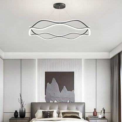 Suspension "Le Cercle" — LED Circulaire Minimaliste Luxe Hall Salon | Linea Lumen