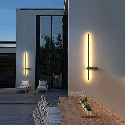 Applique "La Barre Slim" — Aluminium Étanche Extérieur
