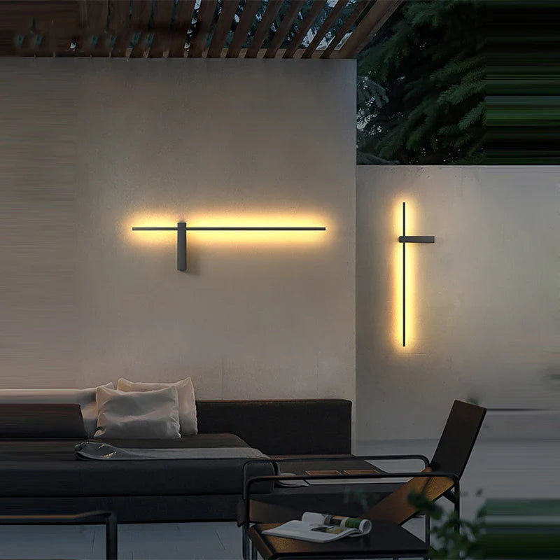 Applique "La Barre Slim" — Aluminium Étanche Extérieur