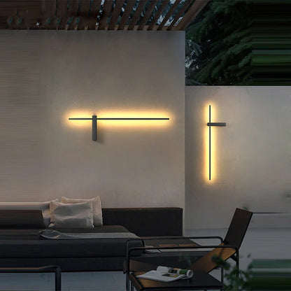 Applique "La Barre Slim" — Aluminium Étanche Extérieur