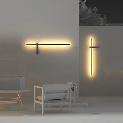 Applique "La Barre Slim" — Aluminium Étanche Extérieur