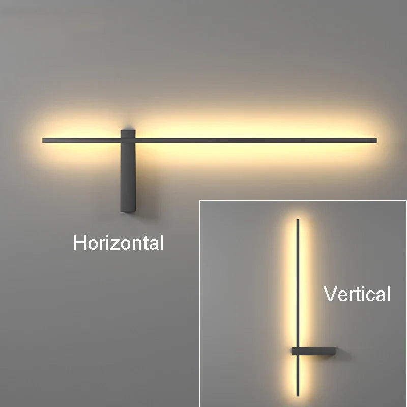 Applique "La Barre Slim" — Aluminium Étanche Extérieur