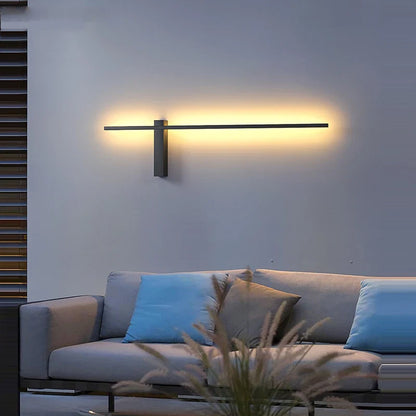 Applique "La Barre Slim" — Aluminium Étanche Extérieur
