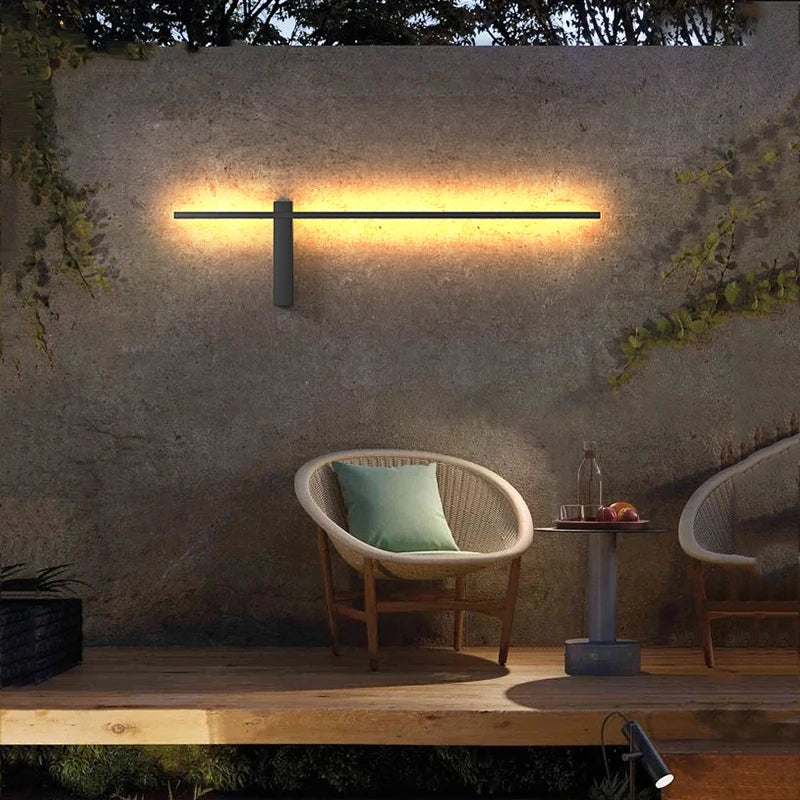Applique "La Barre Slim" — Aluminium Étanche Extérieur