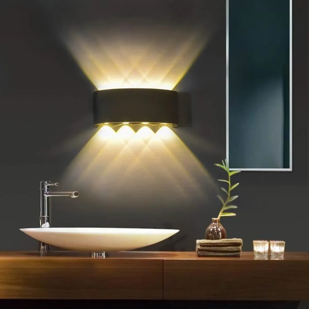 Applique "Led Aluminium Étanche" — Design Contemporain