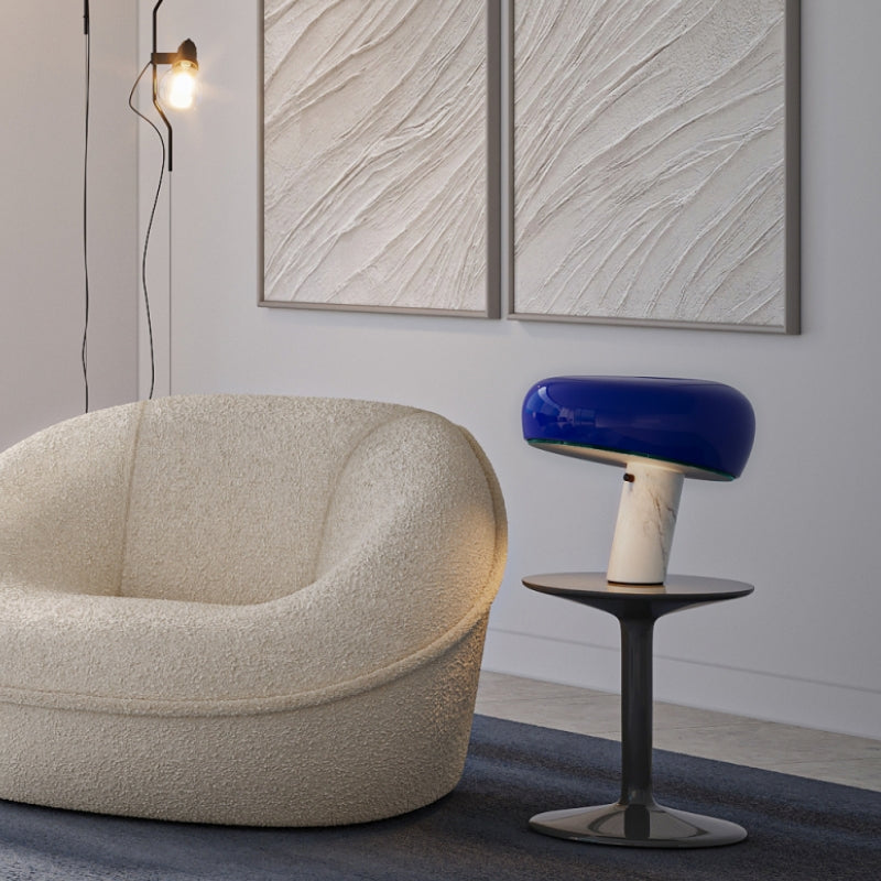 Lampe à Poser Design Italien "Snoopy" Bleu