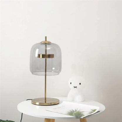Lampe à Poser "L'Ambre" — Verre Nordique Dimmable